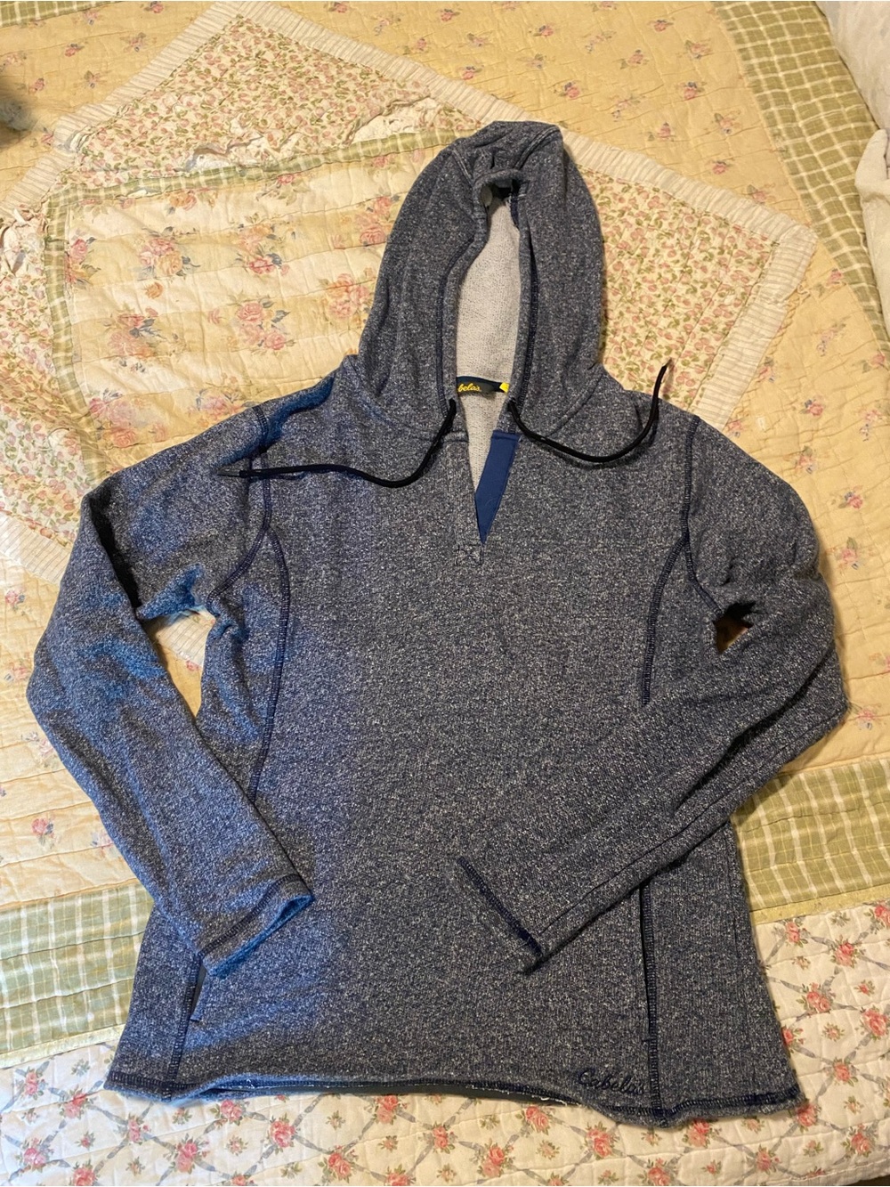 Cabelas cotton gray pullover